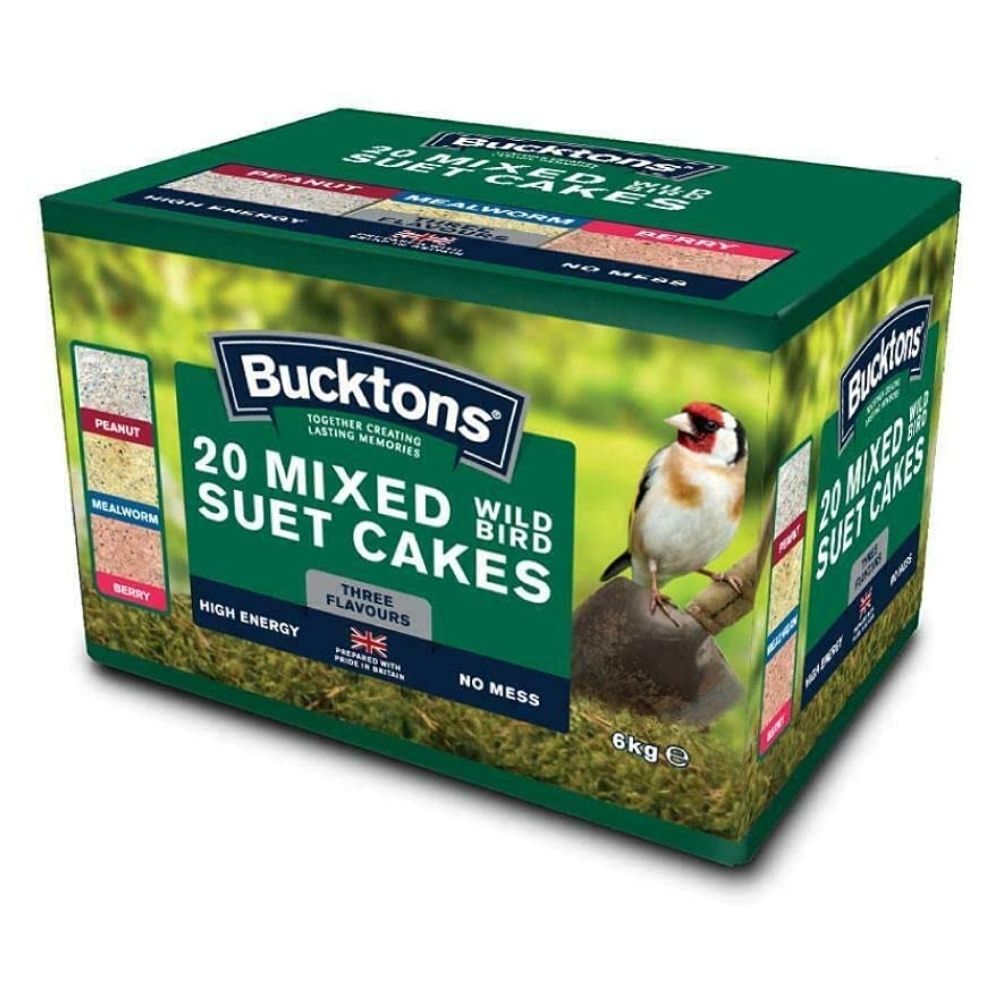 Bucktons Bird Seed/Food Suet & Energy Cakes & Balls - All Variations